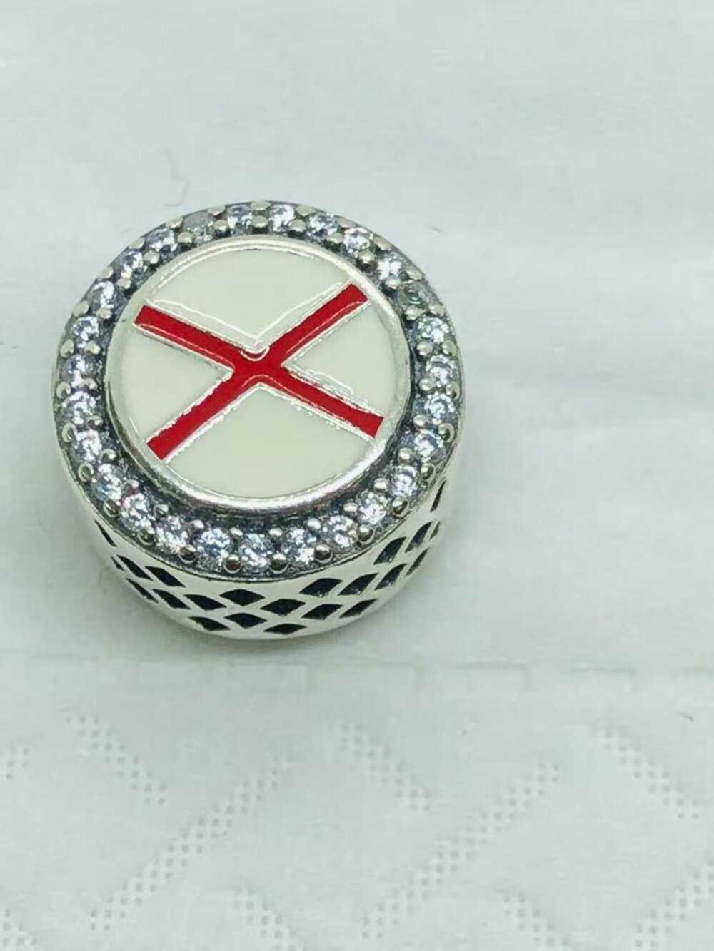 ✨ ✨Pandora Alabama Country Flag Exclusive Moments Button Charm